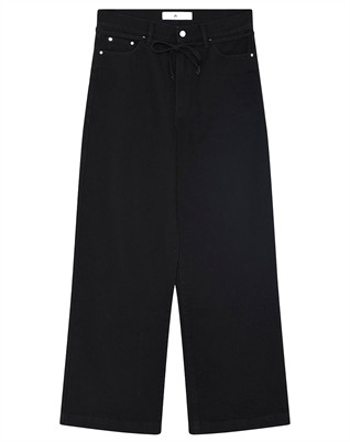 Elijah Unwashed Black Jeans